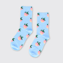 Load image into Gallery viewer, Blue Peach Sock