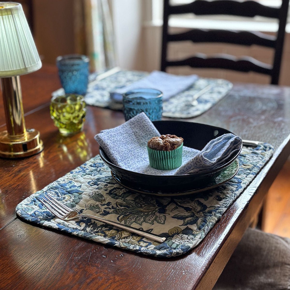 Constance Blue/Green - Set of 2 Placemats - Forever England
