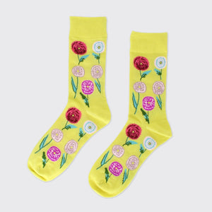 Dandelion Socks- Yellow - Forever England