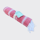 Hammam Towel/Throw - Red - Forever England