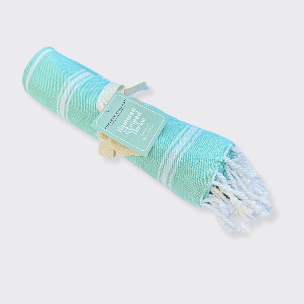 Hammam Towel/Throw - Water Green - Forever England
