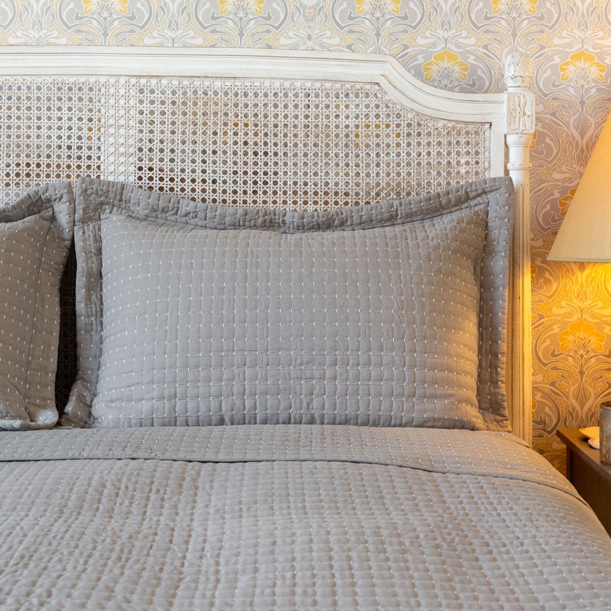 Melbury French Grey Bedspread - Forever England