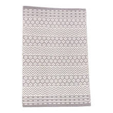 Load image into Gallery viewer, Sajani Hand Woven Cotton Rug -Grey