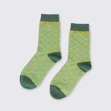Load image into Gallery viewer, Retro Ring Socks- Green