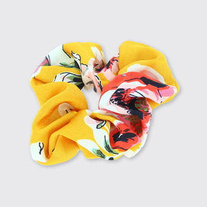 Sienna Hair Scrunchie- Gold