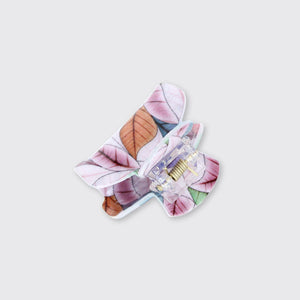 Soft Leaf Small Claw Clip- Lilac