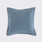 Stonewash Cotton Cornflower Blue Cushion Complete - Forever England