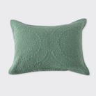 Stonewash Cotton Sage Green Standard Pillowsham - Forever England