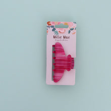 Load image into Gallery viewer, Barley Sugar Medium Claw clip- Pink - Forever England