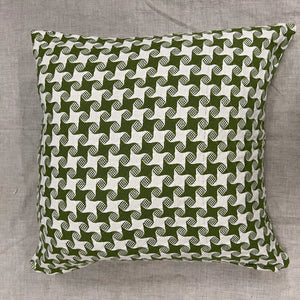 Chequered Cushion Cover Green - Forever England