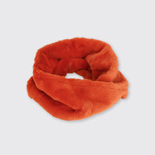 Load image into Gallery viewer, Chunky Faux Fur Snood- Burnt Orange - Forever England