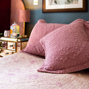 Eloise Pink Standard Pillowsham - Forever England