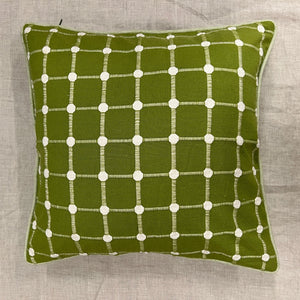 Embroidered Cushion Green - Forever England