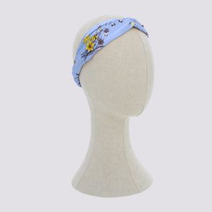 Floral Headband Blue