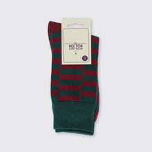 Load image into Gallery viewer, Hector Men&#39;s Check Sock Green - Forever England