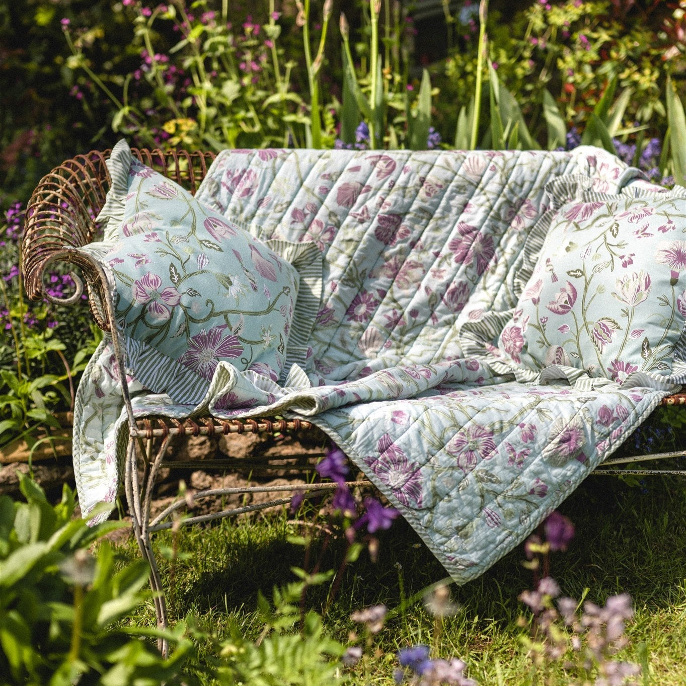 Lulworth Duck Egg Tablecloth Range - Forever England