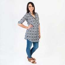Load image into Gallery viewer, Lydia Blue Tunic - Forever England