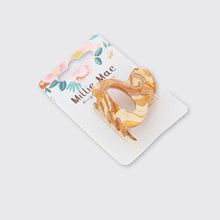 Load image into Gallery viewer, Marble Small Claw Clip- Caramel - Forever England