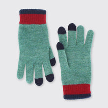 Load image into Gallery viewer, Mens Wool Blend Glove- Teal Blue - Forever England