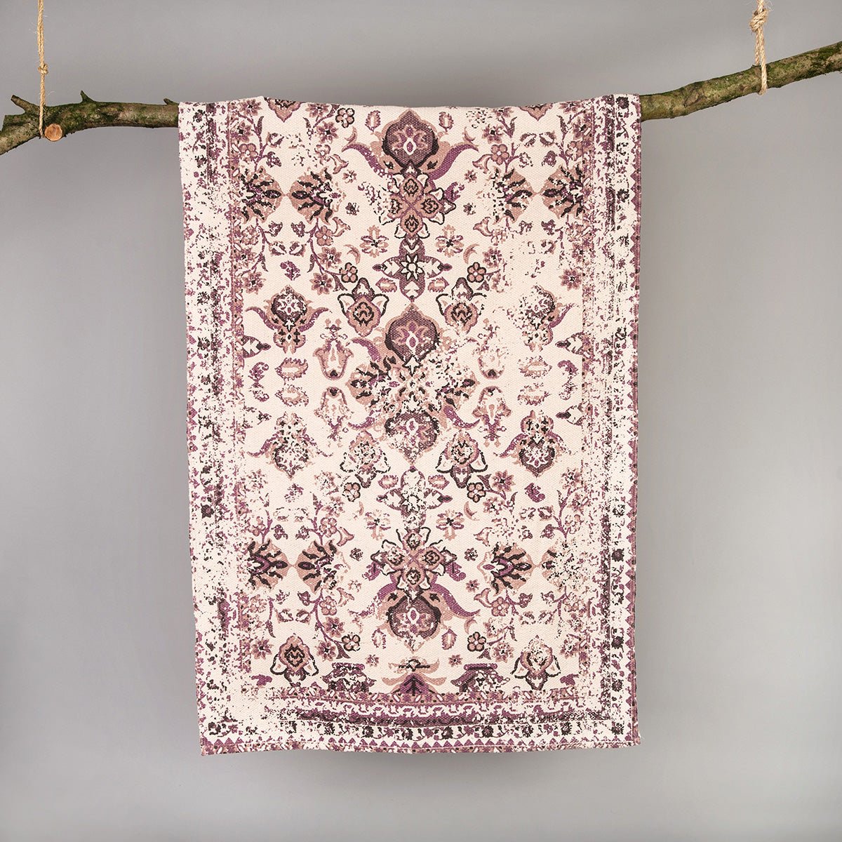 Midford Vintage Printed Purple Rug - Forever England