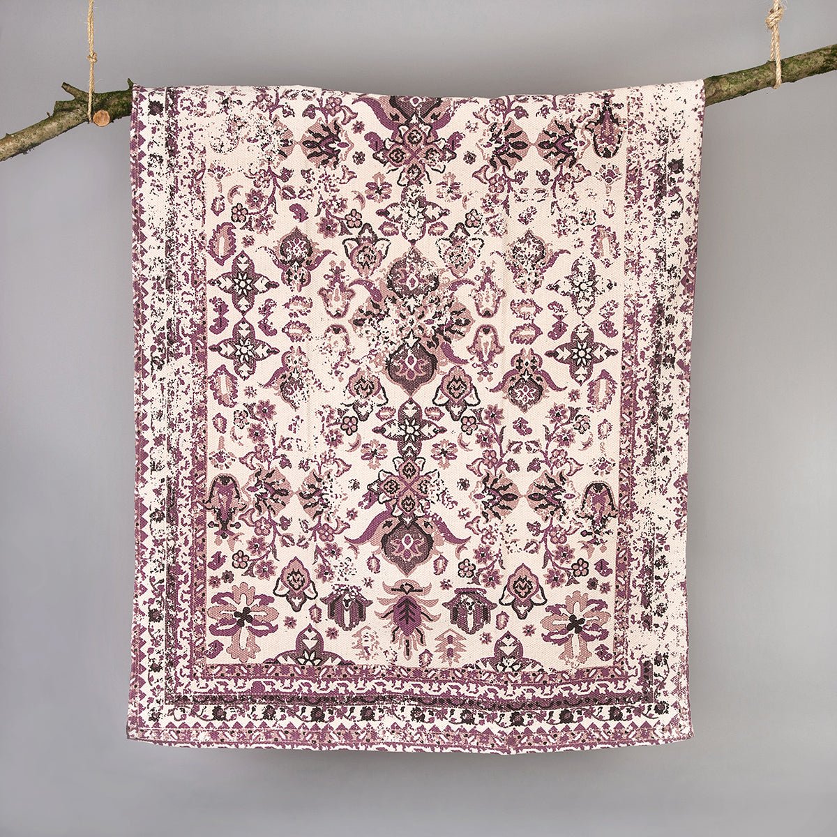 Midford Vintage Printed Purple Rug - Forever England