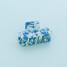 Load image into Gallery viewer, Milky Marble Medium Claw clip- Blue - Forever England