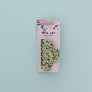 Milky Marble Medium Claw clip- Green - Forever England