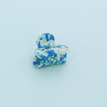 Load image into Gallery viewer, Milky Marble Small Claw clip- Blue - Forever England