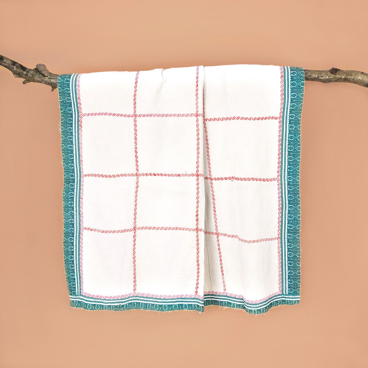 Reversible Vintage Kantha Throw - 2A - Forever England