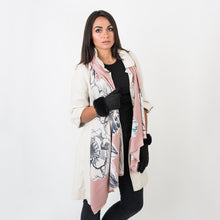 Load image into Gallery viewer, Rosie Floral Scarf Pale Pink - Forever England