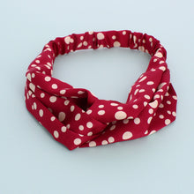 Load image into Gallery viewer, Spotty Headband Red - Forever England