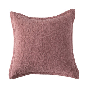 Stonewash Cotton Dark Pink Standard Pillowsham - Forever England