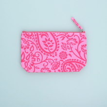 Load image into Gallery viewer, Paisley Pink Wash Bag