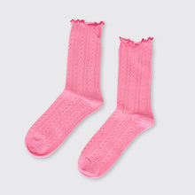 Load image into Gallery viewer, Alice Socks- Raspberry