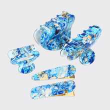 Load image into Gallery viewer, Athena Chunky Claw Clip- Azure Blue - Forever England