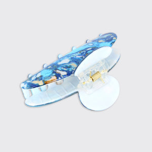 Athena Medium Claw Clip- Azure Blue - Forever England