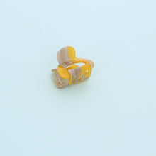 Load image into Gallery viewer, Barley Sugar Small Claw clip- Yellow