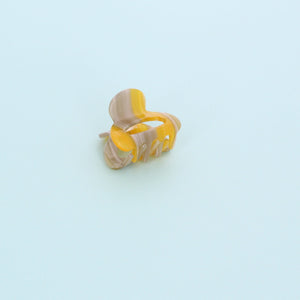 Barley Sugar Small Claw clip- Yellow
