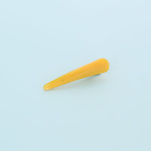 Barley Sugar Tapered Hair clip- Yellow