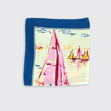 Load image into Gallery viewer, Boat Scarf Ocean Blue