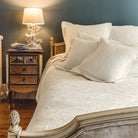 Burford Cream Cushion Filled - Forever England