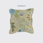 Constance Patchwork Bedspread Green/Blue - Forever England