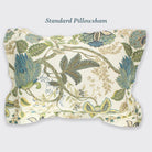 Constance Patchwork Bedspread Green/Blue - Forever England