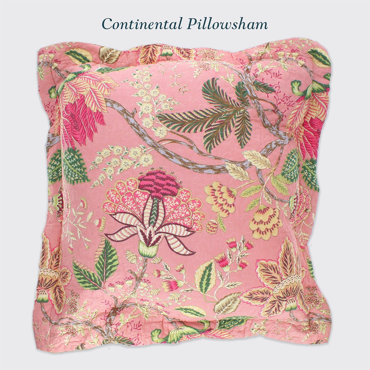 Constance Patchwork Bedspread Pink - Forever England