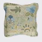 Constance Patchwork Blue/Green Continental Pillowsham - Forever England