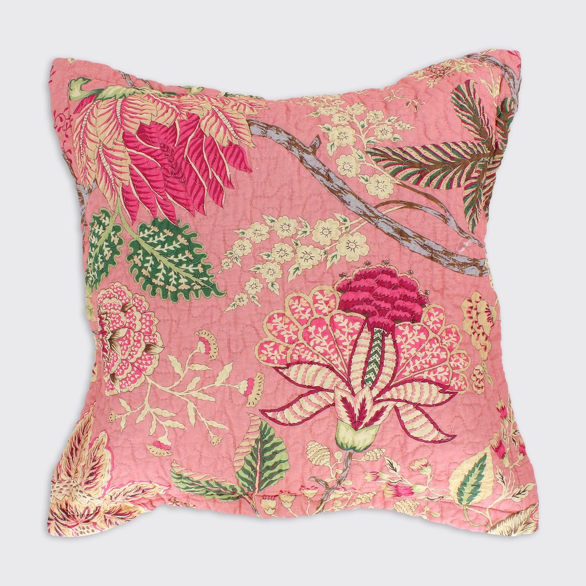 Constance Patchwork Pink Standard Pillowsham - Forever England