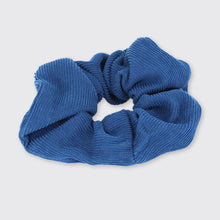 Load image into Gallery viewer, Cord Scrunchie Navy