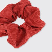 Load image into Gallery viewer, Cord Scrunchie Red