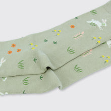 Load image into Gallery viewer, Country Rabbit Socks Green