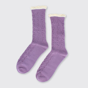 Emilia Socks Lilac